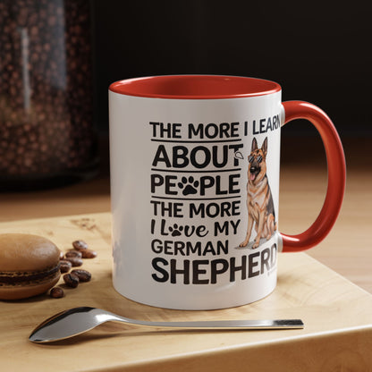 German Shepherd Love Coffee Mug, Dog Lover Gift, Pet Owner Mug, Birthday Gift, Animal Lover, Personalized Mug