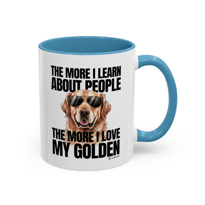 Golden Retriever Love Coffee Mug - Funny Dog Mug, Pet Owner Gift, Personalized Mug, Animal Lover Gift, Birthday Gift