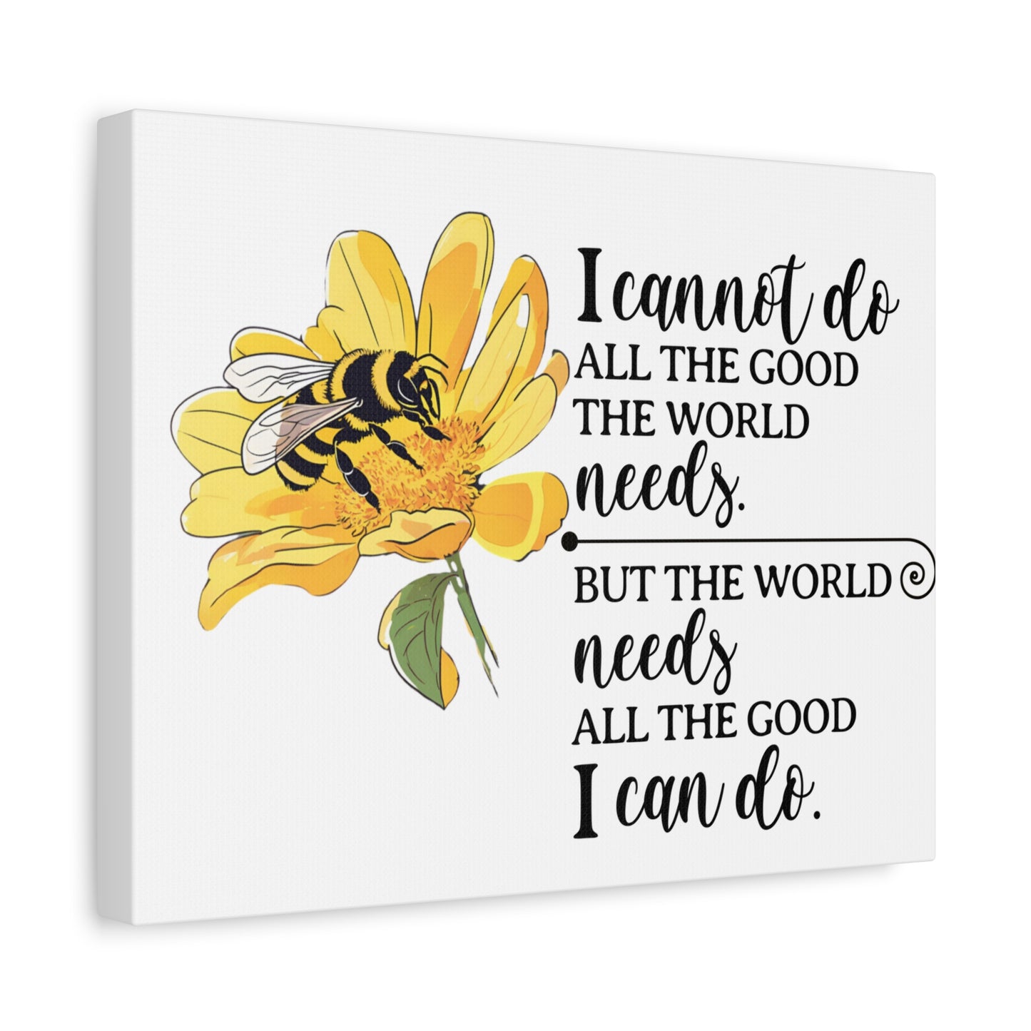 Inspirational Bee Art Canvas Print, Perfect for Home Decor, Gift for Nature Lovers, Empowering Quote Wall Art, Bee Lover Decor, [...]