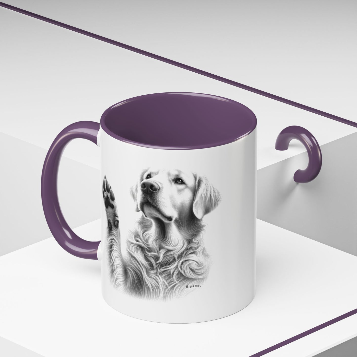 Elegant Pet Lover's Coffee Mug with Adorable Paw Prints, Dog Lover Gift, Customizable Ceramic Mug, Perfect for Pet Lovers, Home & [...]