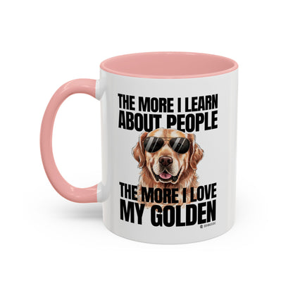 Golden Retriever Love Coffee Mug - Funny Dog Mug, Pet Owner Gift, Personalized Mug, Animal Lover Gift, Birthday Gift