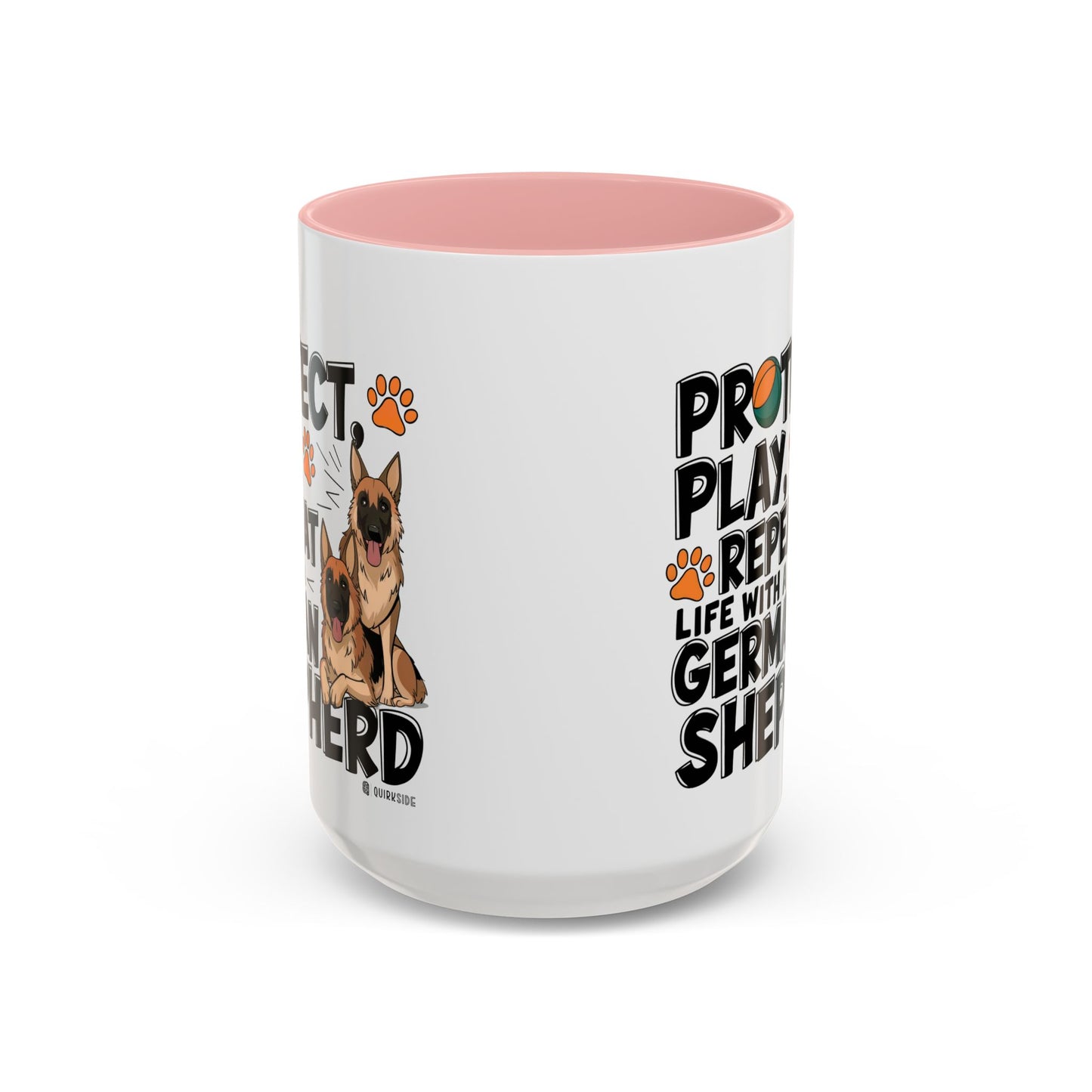 German Shepherd Lover's Accent Coffee Mug - Perfect Gift for Dog Owners, Pet Lovers, Birthdays, Holidays, Home Decor