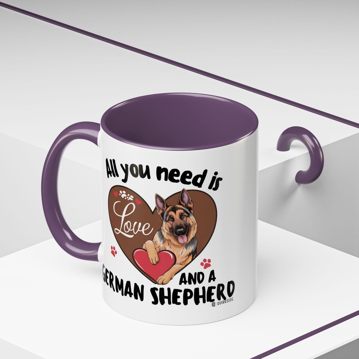 German Shepherd Love Mug | Dog Owner Gift | Coffee Cup | Animal Lover Gift | Pet Lover's Mug | Cute Pet Coffee Mug