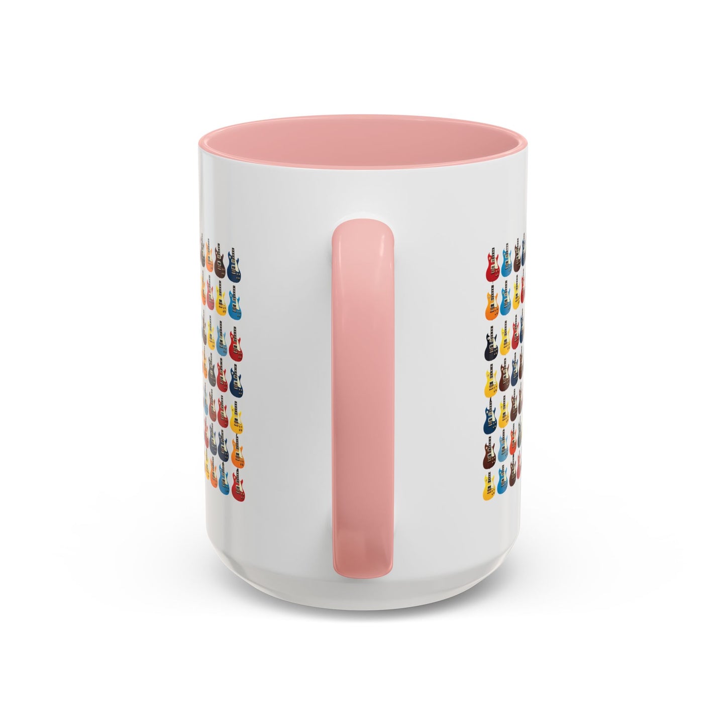 Coffee Mug - Wall of Guitars Design - Music Lover Gift
