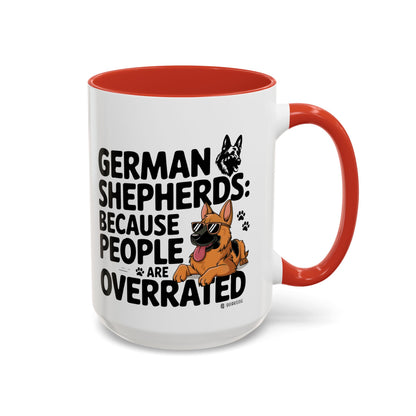 German Shepherds Coffee Mug - Funny Dog Lover Gift, Pet Parent Humor, Animal Lover Decor, Unique Holiday Present, Dog Breed Lovers