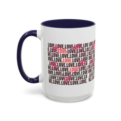 Romantic Love Coffee Mug - Perfect Gift for Anniversary, Valentine's Day, Wedding, Love-Themed Decor, Ceramic Drinkware