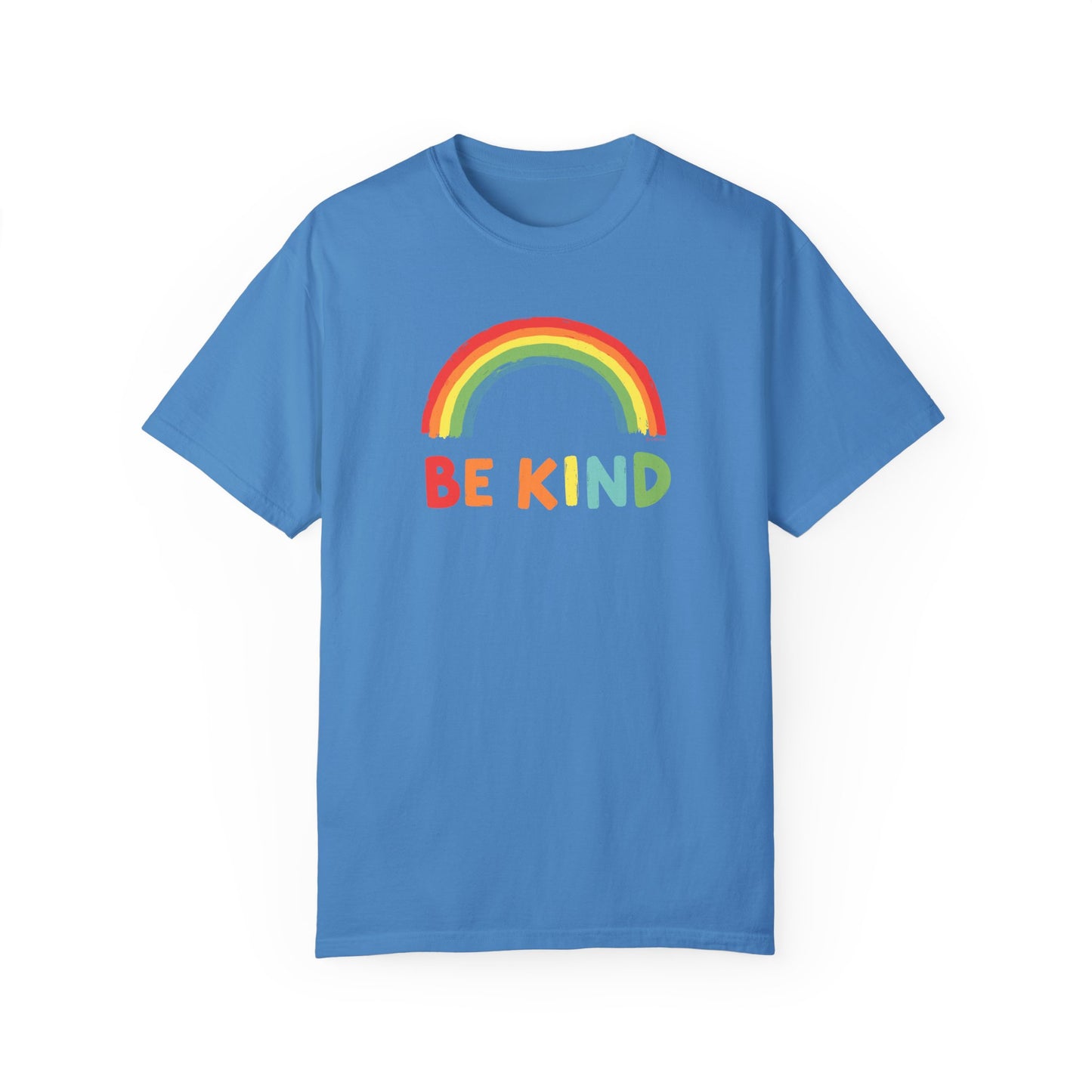 Kindness Promotion T-shirt, Positive Message Tee, Colorful Be Kind Shirt, Unisex Friendly Reminder Top, Inspirational Graphic Tee