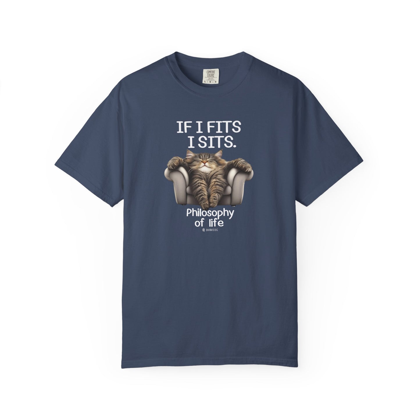 Lazy Cat Tee, Funny Cat Lover Shirt, Feline Fan Top, Cat Owner Gift, Cat Mom Shirt, Cat Dad Tee, Cat Lady Gift, Cat Print T-shirt