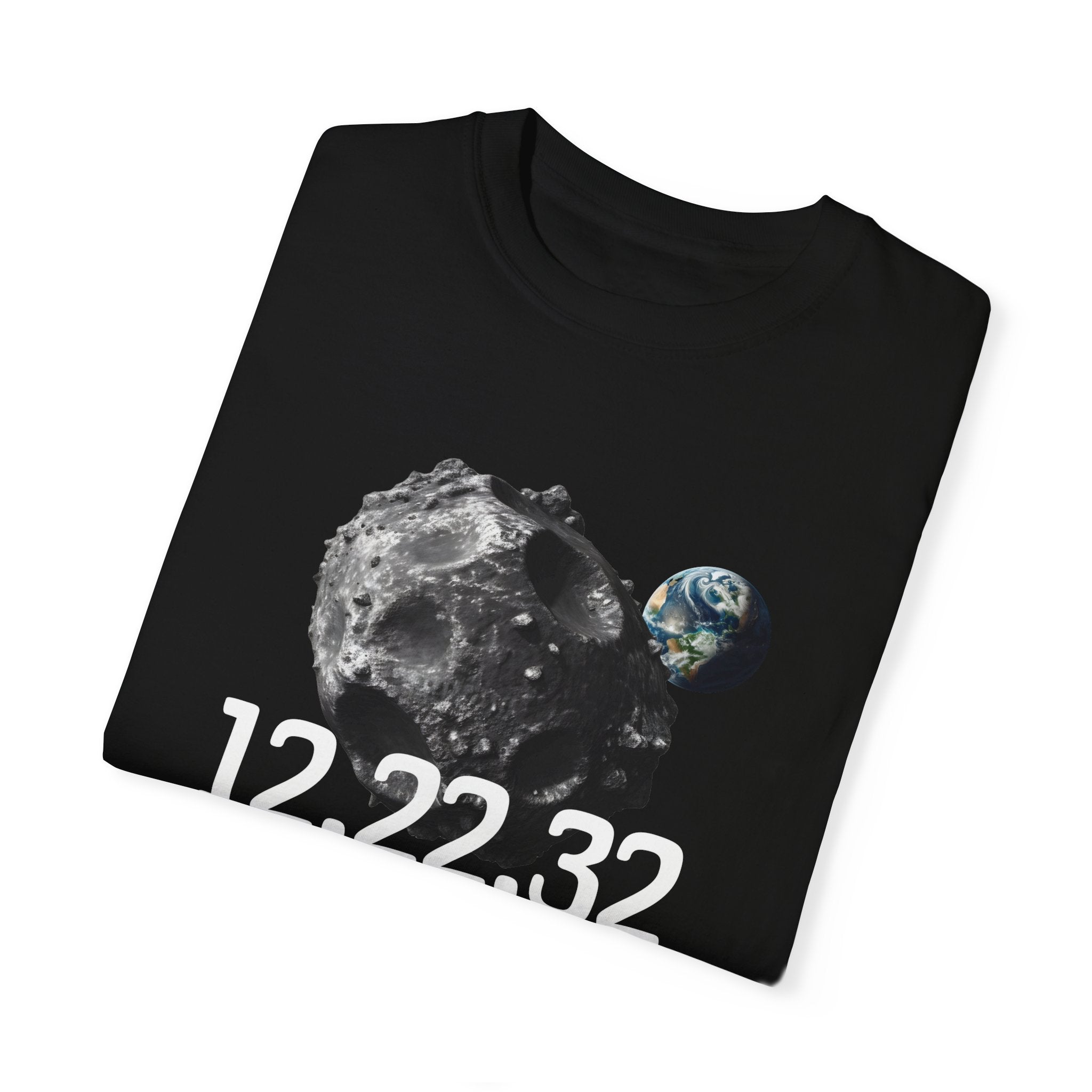 Asteroid Apocalypse Unisex T-shirt, Funny Space Shirt, Quirky Astronomical Tee, Armageddon Top, Unique Astronomy Clothing