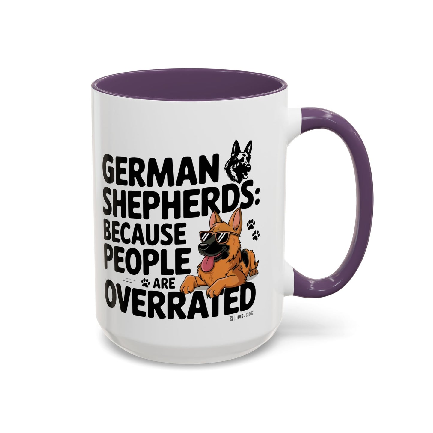 German Shepherds Coffee Mug - Funny Dog Lover Gift, Pet Parent Humor, Animal Lover Decor, Unique Holiday Present, Dog Breed Lovers