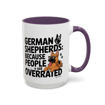 German Shepherds Coffee Mug - Funny Dog Lover Gift, Pet Parent Humor, Animal Lover Decor, Unique Holiday Present, Dog Breed Lovers