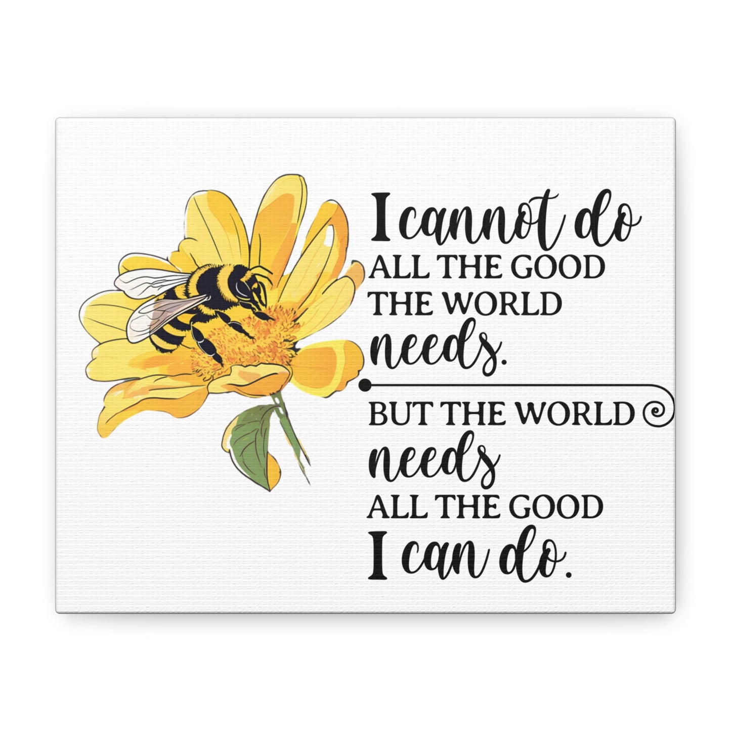 Inspirational Bee Art Canvas Print, Perfect for Home Decor, Gift for Nature Lovers, Empowering Quote Wall Art, Bee Lover Decor, [...]
