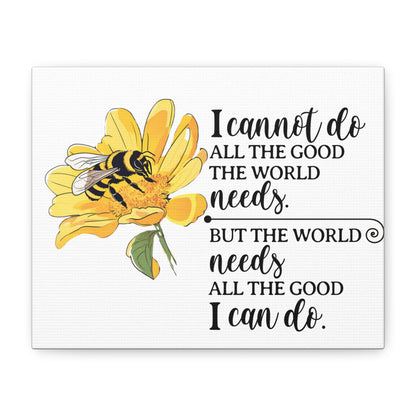 Inspirational Bee Art Canvas Print, Perfect for Home Decor, Gift for Nature Lovers, Empowering Quote Wall Art, Bee Lover Decor, [...]