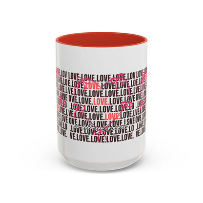 Romantic Love Coffee Mug - Perfect Gift for Anniversary, Valentine's Day, Wedding, Love-Themed Decor, Ceramic Drinkware