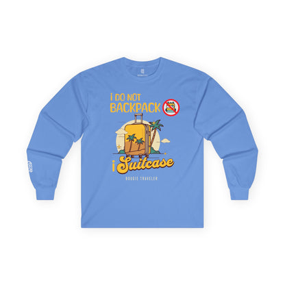 Traveler Vibes Long Sleeve Tee for Bougie Travelers - Comfortable & Stylish Unisex Shirt, Travel in Style Gift, Wanderlust Clothing - Quirkside Creations