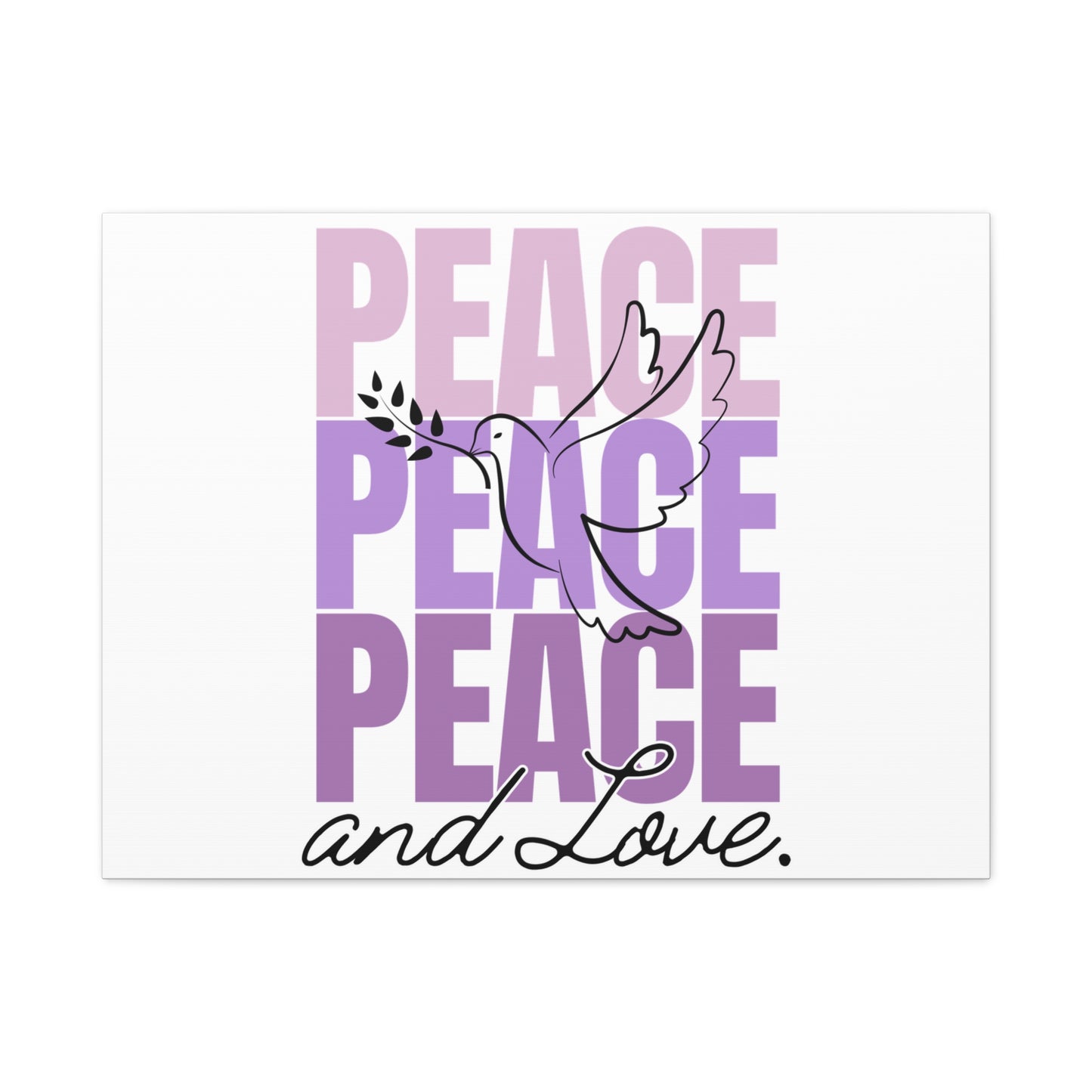 Peaceful Dove Canvas Wall Art, Inspirational Home Decor, Gift for Peace Lovers, Serenity Decor, Modern Art, Gift for Holidays