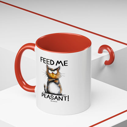 Sassy Cat Accent Coffee Mug | Funny Gift for Cat Lovers | Cute Home Coffee Mug | Unique Cat Mom Present | 11oz & 15oz Available