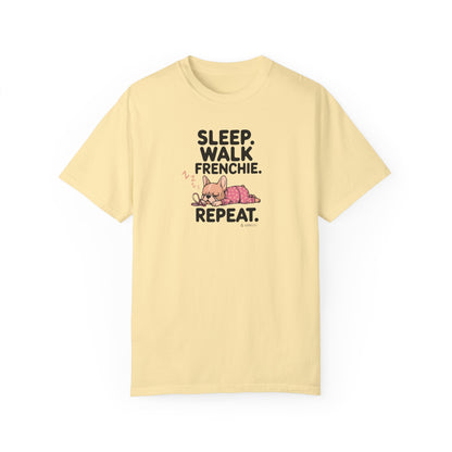 French Bulldog Lover Unisex Garment-Dyed T-shirt, Dog Parent Tee, Cute Bulldog Shirt, Pet Lover Top, Animal Graphic Tee