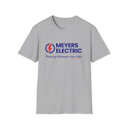 Meyers Electric Company T-Shirt — 'Powering Wisconsin Since 1986' Work Tee