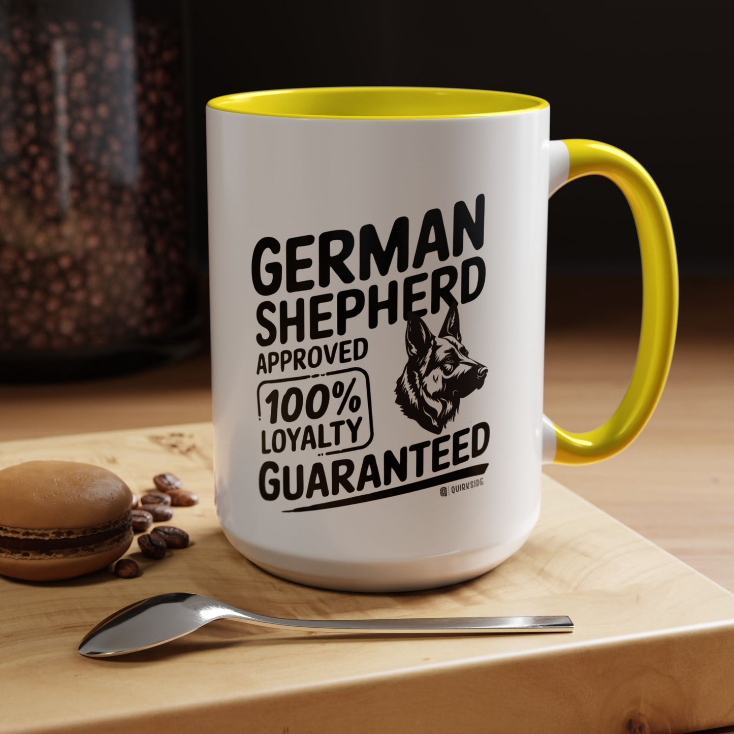 German Shepherd Lover Coffee Mug, Dog Owner Gift, Animal Lover Mug, Pet Parent Gift, Loyalty Guaranteed Mug