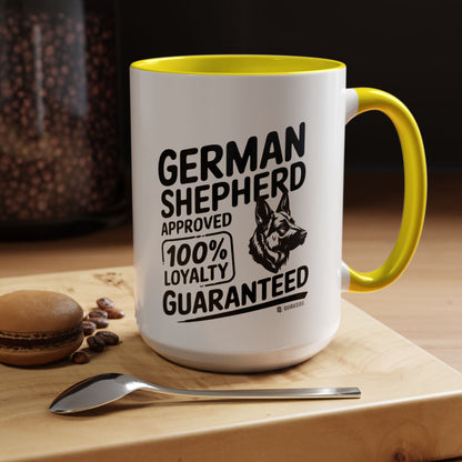 German Shepherd Lover Coffee Mug, Dog Owner Gift, Animal Lover Mug, Pet Parent Gift, Loyalty Guaranteed Mug