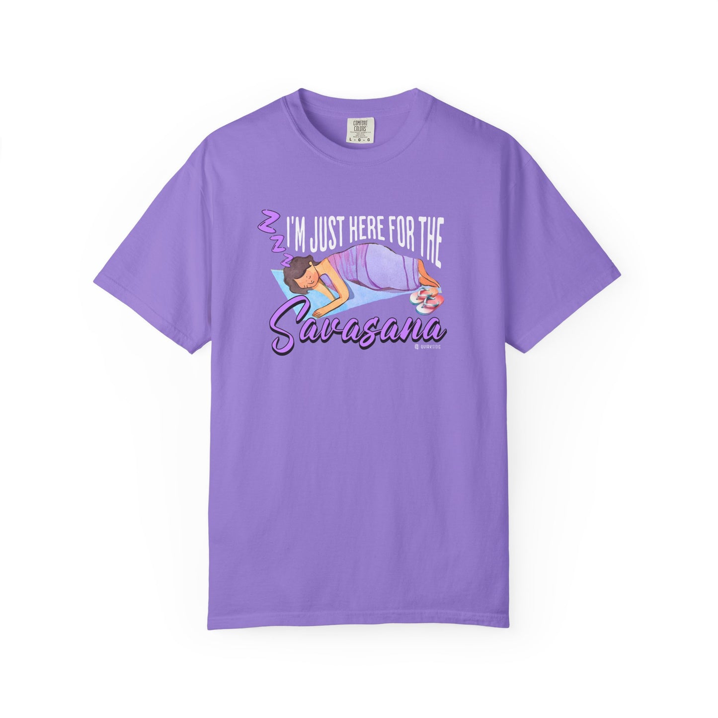 Yoga Lover Unisex Garment-Dyed T-shirt, Funny Quote Tee, Meditation Shirt, Relaxation Top, Namaste Apparel