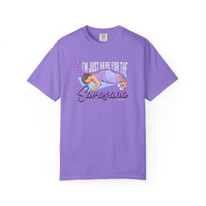 Yoga Lover Unisex Garment-Dyed T-shirt, Funny Quote Tee, Meditation Shirt, Relaxation Top, Namaste Apparel