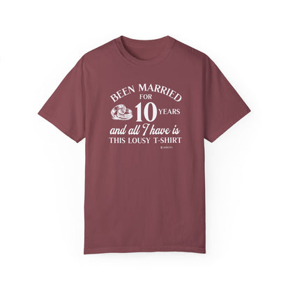 Hilarious Marriage Celebration T-shirt, Customizable Unisex Tee for Anniversary, Funny Gift, Humor Shirt, Wicked Sense of Humor Top - Quirkside Creations