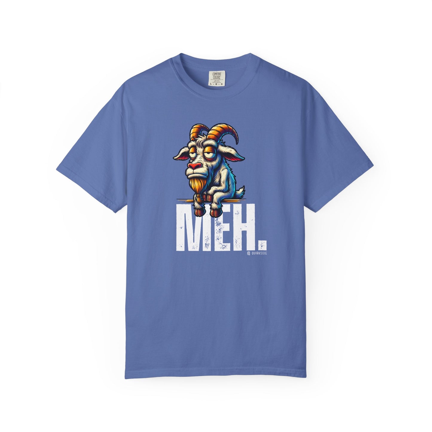 Funny Goat Boredom Unisex T-shirt, Sarcastic Animal Graphic Tee, Comical Farmyard Top, Humorous Goat Lover Gift, Vintage Style Shirt