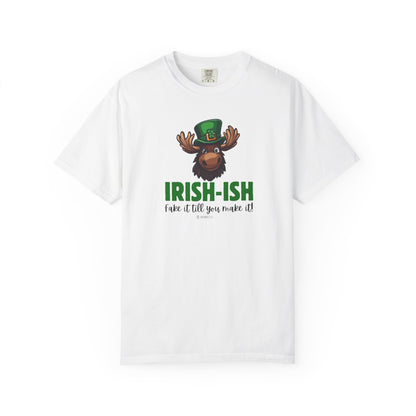 Irish Humor Unisex T-shirt, St Patricks Day Tee, Funny Irish Shirt, Shamrock Celebration Top, Green Clover Clothing