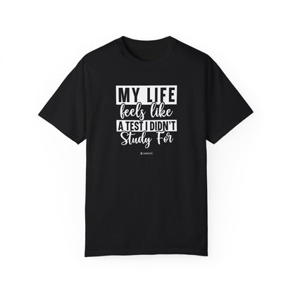 Funny Life Challenges T-shirt, Complaining About Life Tee, Humorous Unisex Shirt, Sarcastic Graphic Tee, Gift for Test Anxiety - Quirkside Creations