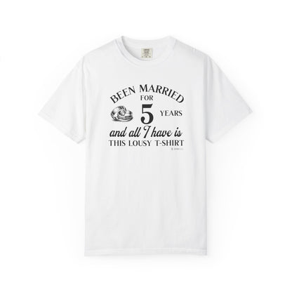 Hilarious Marriage Celebration T-shirt, Customizable Unisex Tee for Anniversary, Funny Gift, Humor Shirt, Wicked Sense of Humor Top