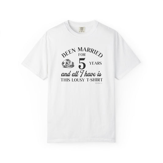 Hilarious Marriage Celebration T-shirt, Customizable Unisex Tee for Anniversary, Funny Gift, Humor Shirt, Wicked Sense of Humor Top