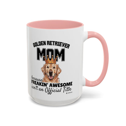 Golden Retriever Mom Coffee Mug - Perfect Gift for Dog Lovers, Pet Owners, Birthday, Mother's Day, Funny Dog Mom Mug