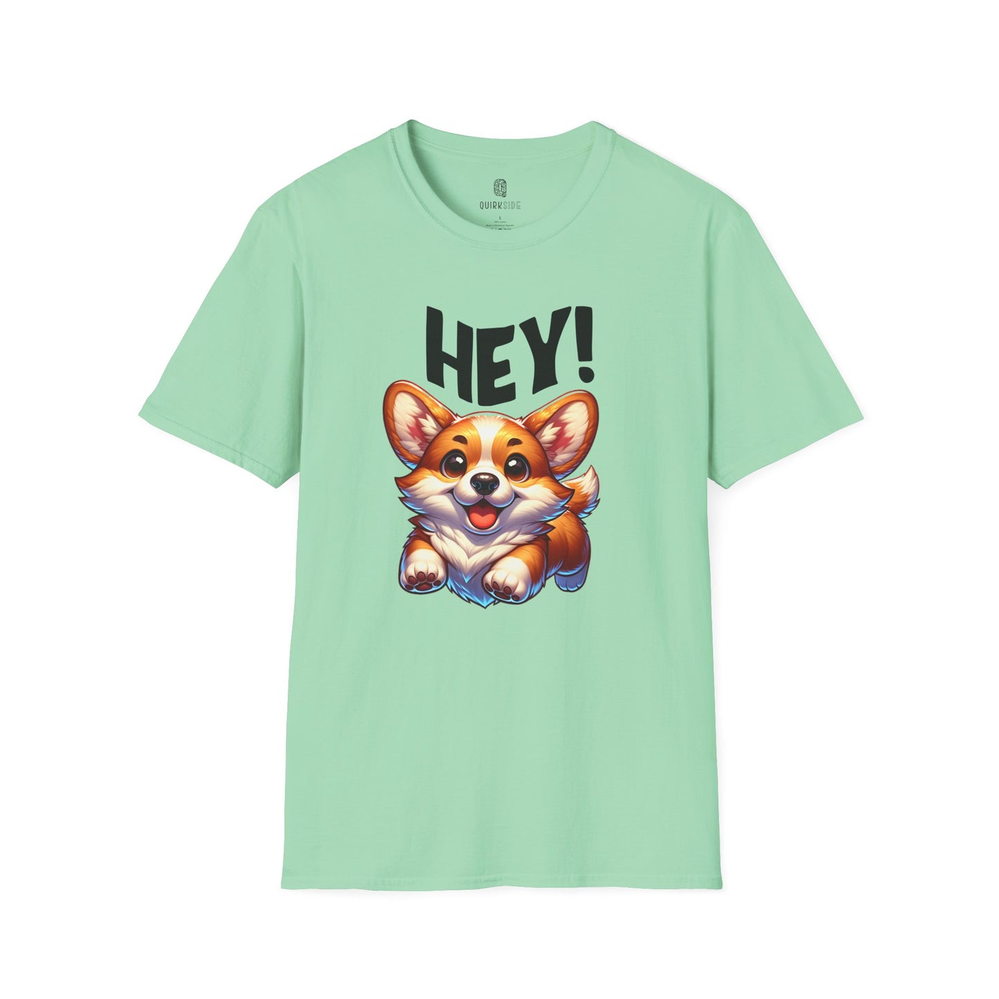 Dog Lover Unisex T-Shirt, Softstyle Tee, Dog Mom/Dad Shirt, Pet Owner Gift, Dog Lover Apparel, Cute Puppy Tee - Quirkside Creations