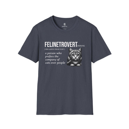 Cat Lover Unisex Softstyle T-Shirt, Cute Tee for Cat Lovers, Cat Lady Shirt, Funny Cat Tee, Cat Mom Gift, Cat Dad Shirt - Quirkside Creations