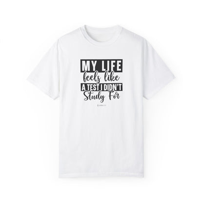 Funny Life Challenges T-shirt, Complaining About Life Tee, Humorous Unisex Shirt, Sarcastic Graphic Tee, Gift for Test Anxiety - Quirkside Creations