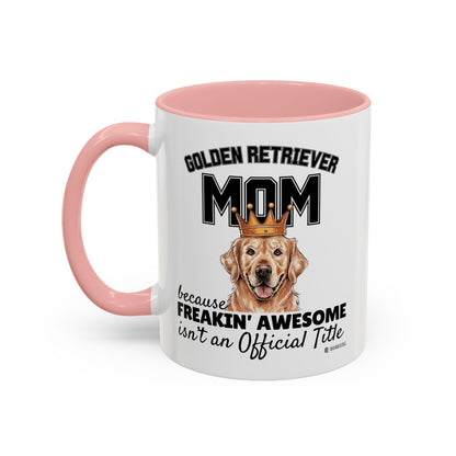 Golden Retriever Mom Coffee Mug - Perfect Gift for Dog Lovers, Pet Owners, Birthday, Mother's Day, Funny Dog Mom Mug