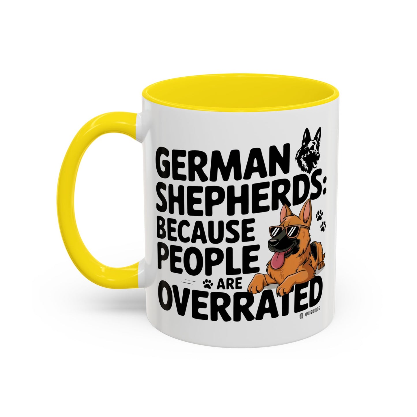 German Shepherds Coffee Mug - Funny Dog Lover Gift, Pet Parent Humor, Animal Lover Decor, Unique Holiday Present, Dog Breed Lovers