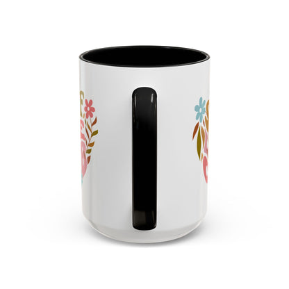 Self Love Club Coffee Mug - Empowering Floral Design, Great for Gifts, Self-Care, Friends, Motivational Mugs