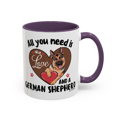 German Shepherd Love Mug | Dog Owner Gift | Coffee Cup | Animal Lover Gift | Pet Lover's Mug | Cute Pet Coffee Mug