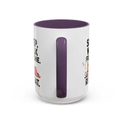 French Bulldog Coffee Mug with Cute Sleepy Design, Dog Lover Gift, Humorous Mug, Pet Owner Essentials, Frenchie Appreciation