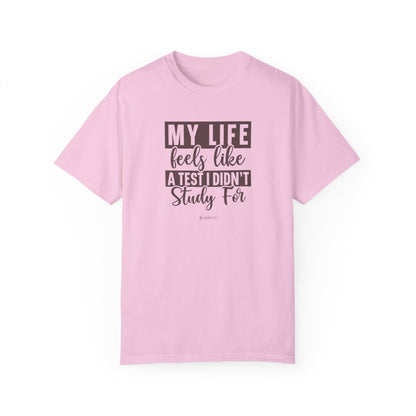 Funny Life Challenges T-shirt, Complaining About Life Tee, Humorous Unisex Shirt, Sarcastic Graphic Tee, Gift for Test Anxiety - Quirkside Creations