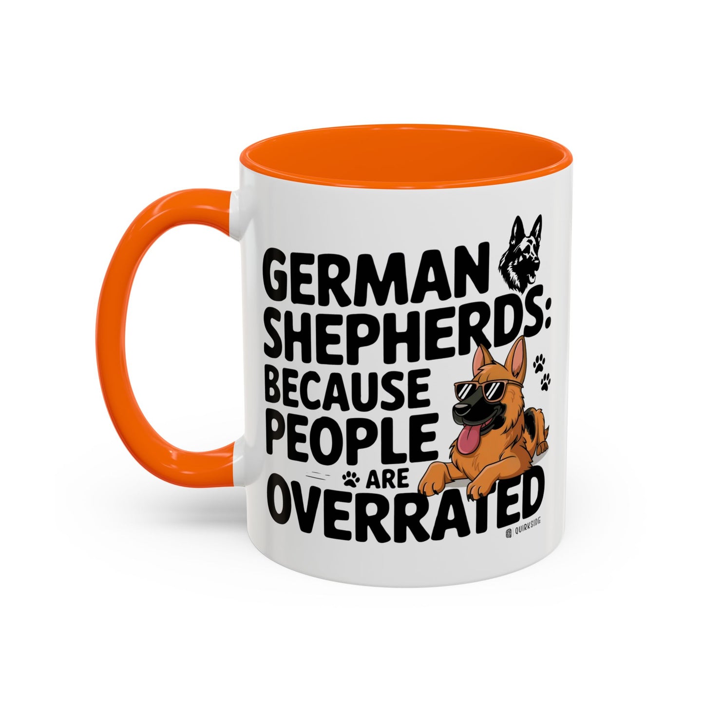 German Shepherds Coffee Mug - Funny Dog Lover Gift, Pet Parent Humor, Animal Lover Decor, Unique Holiday Present, Dog Breed Lovers