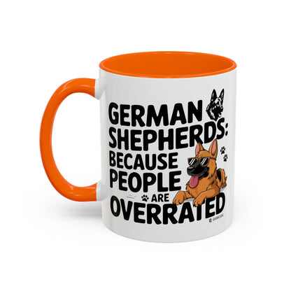 German Shepherds Coffee Mug - Funny Dog Lover Gift, Pet Parent Humor, Animal Lover Decor, Unique Holiday Present, Dog Breed Lovers