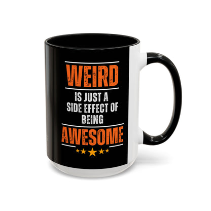 Coffee Mug, Celebrate Uniqueness, Be Awesome, Dare to be Different, Accent Mug, 11oz, 15oz - Quirkside Creations