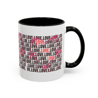 Romantic Love Coffee Mug - Perfect Gift for Anniversary, Valentine's Day, Wedding, Love-Themed Decor, Ceramic Drinkware