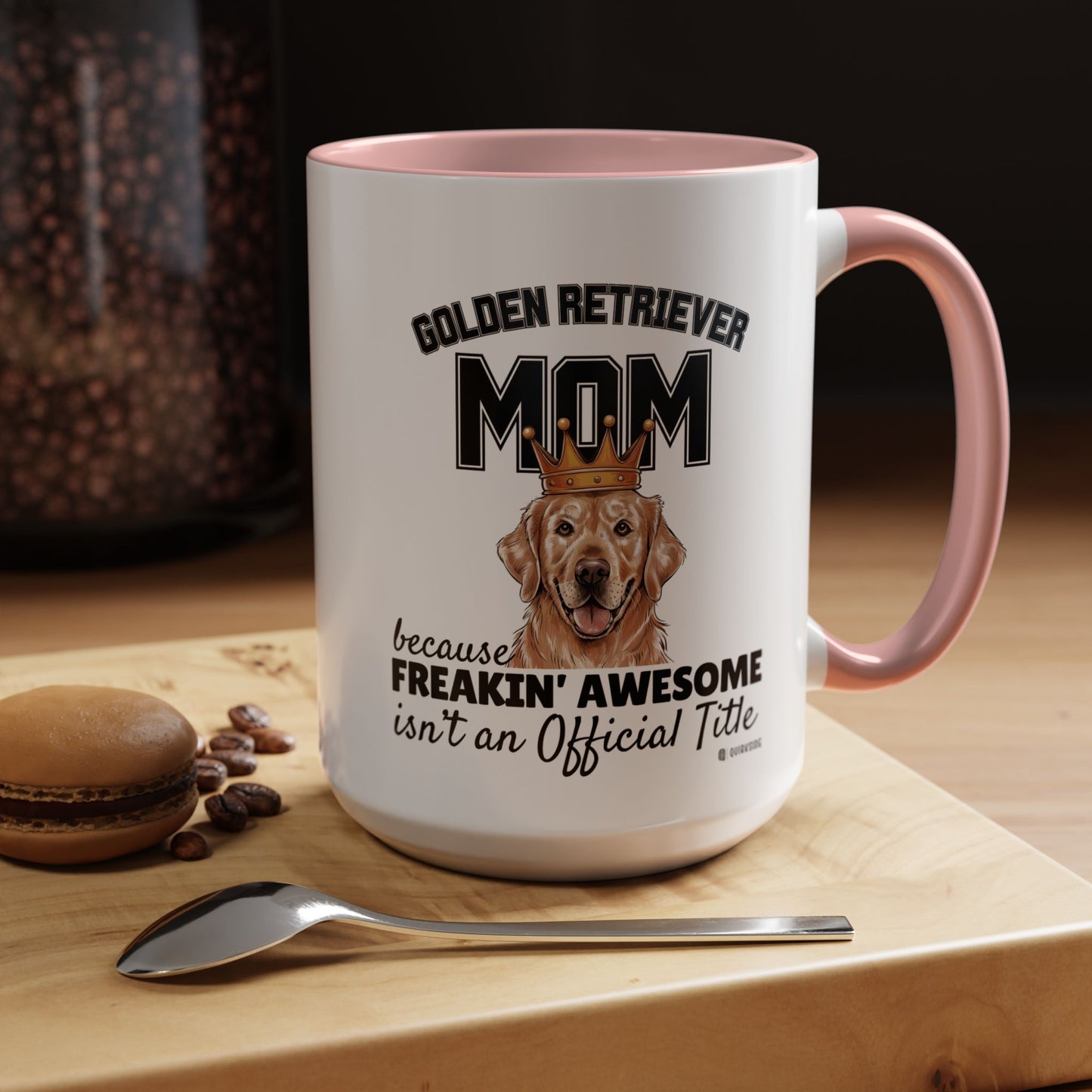 Golden Retriever Mom Coffee Mug - Perfect Gift for Dog Lovers, Pet Owners, Birthday, Mother's Day, Funny Dog Mom Mug
