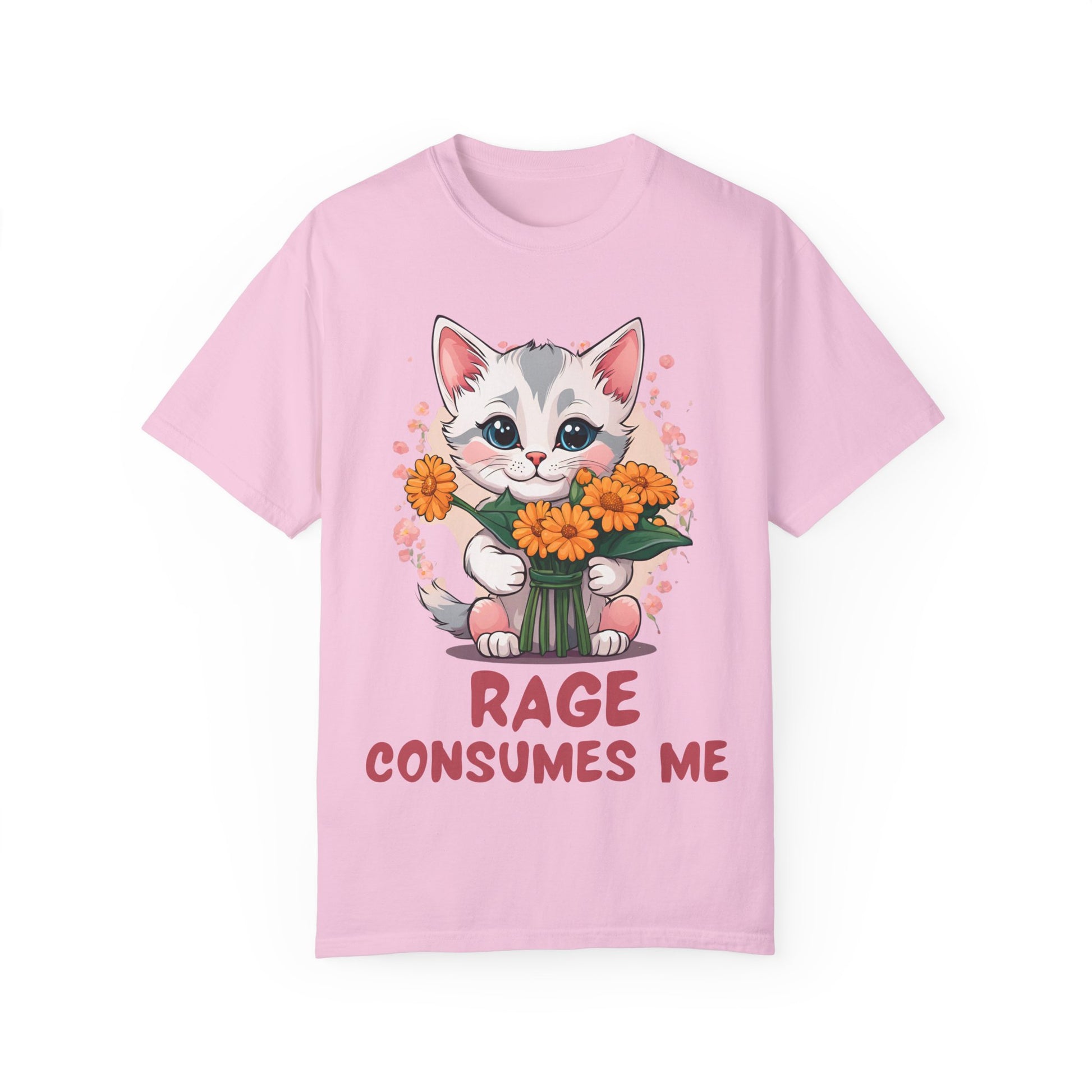 Funny Kitten T-Shirt, Cat Lover Tee, Cute Feline Graphic Shirt, Humorous Pet Owner Top, Animal Rage Quote Apparel - Quirkside Creations