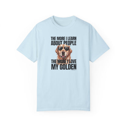 Golden Retriever Lover T-shirt, Unisex Dog Tee, Cute Puppy Parent Shirt, Fun Animal Graphic Top, Pet Owner Gift